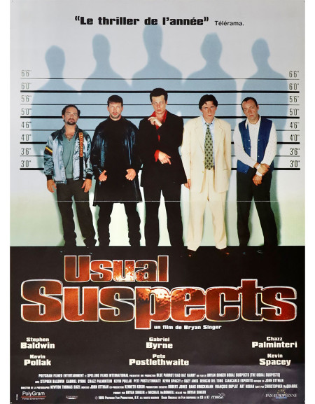 Usual suspects - 40x53 cm - pliée