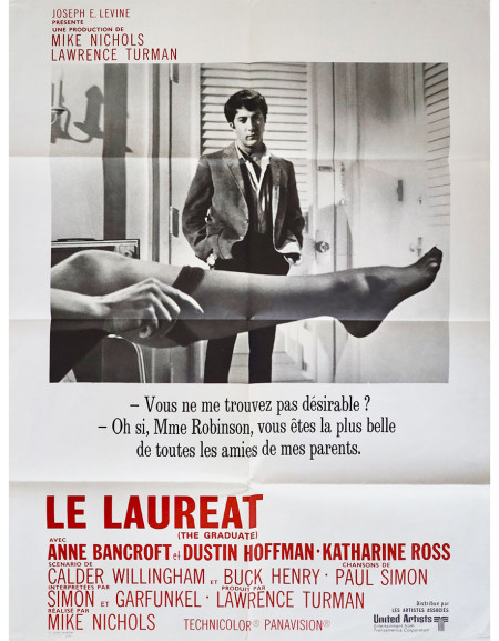 Le Lauréat — affiche originale française 60×80 cm (1968)...