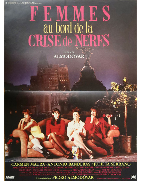 Femmes au bord de la crise de nerfs - 40x53 cm - pliée