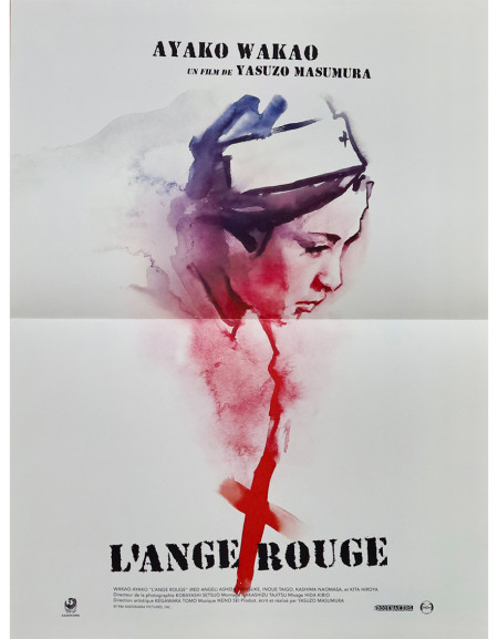 L'ange rouge - 40x53 cm - pliée