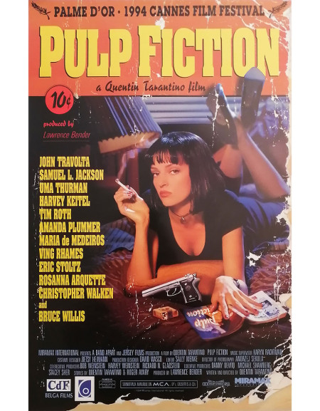 Pulp Fiction — affiche originale belge 40x60 cm (1994) |...