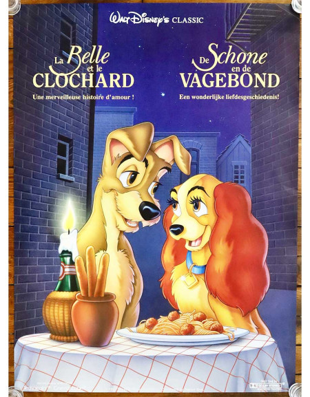 La belle et le clochard - 60x90 cm - roulée