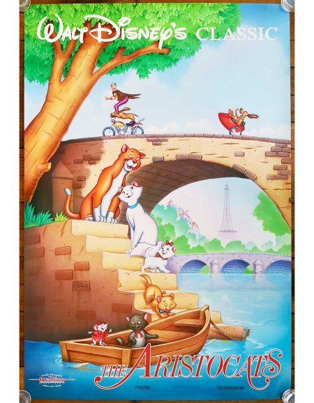 Les Aristochats - 69x104 cm - pliée