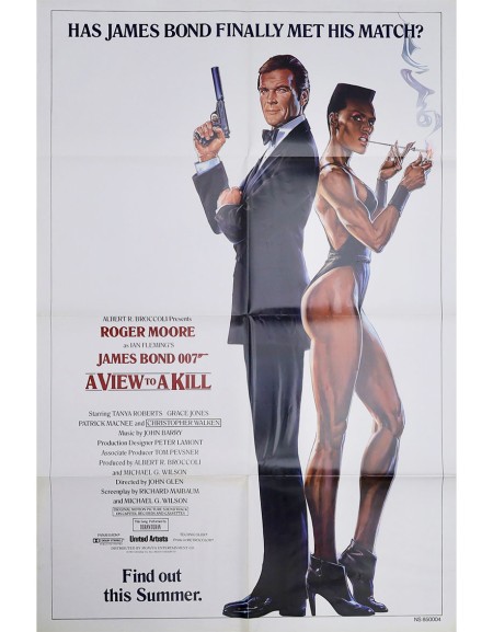 Dangereusement vôtre — affiche originale américaine...