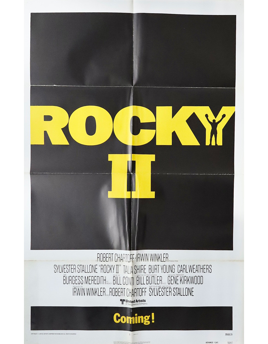 Rocky 2 — affiche originale américaine one...