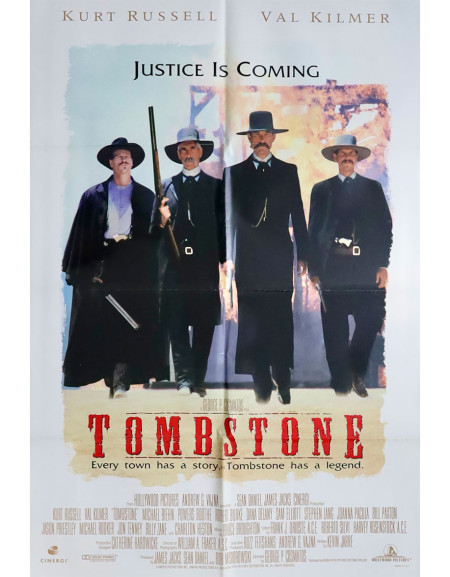 Tombstone - 69x104 cm - pliée