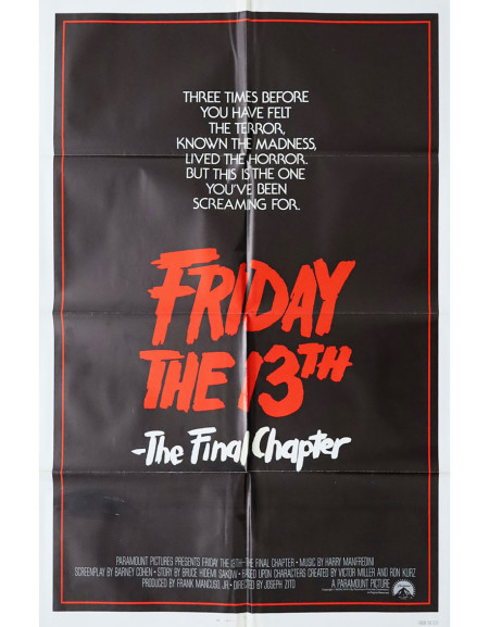 Vendredi 13 : Chapitre final — affiche originale...