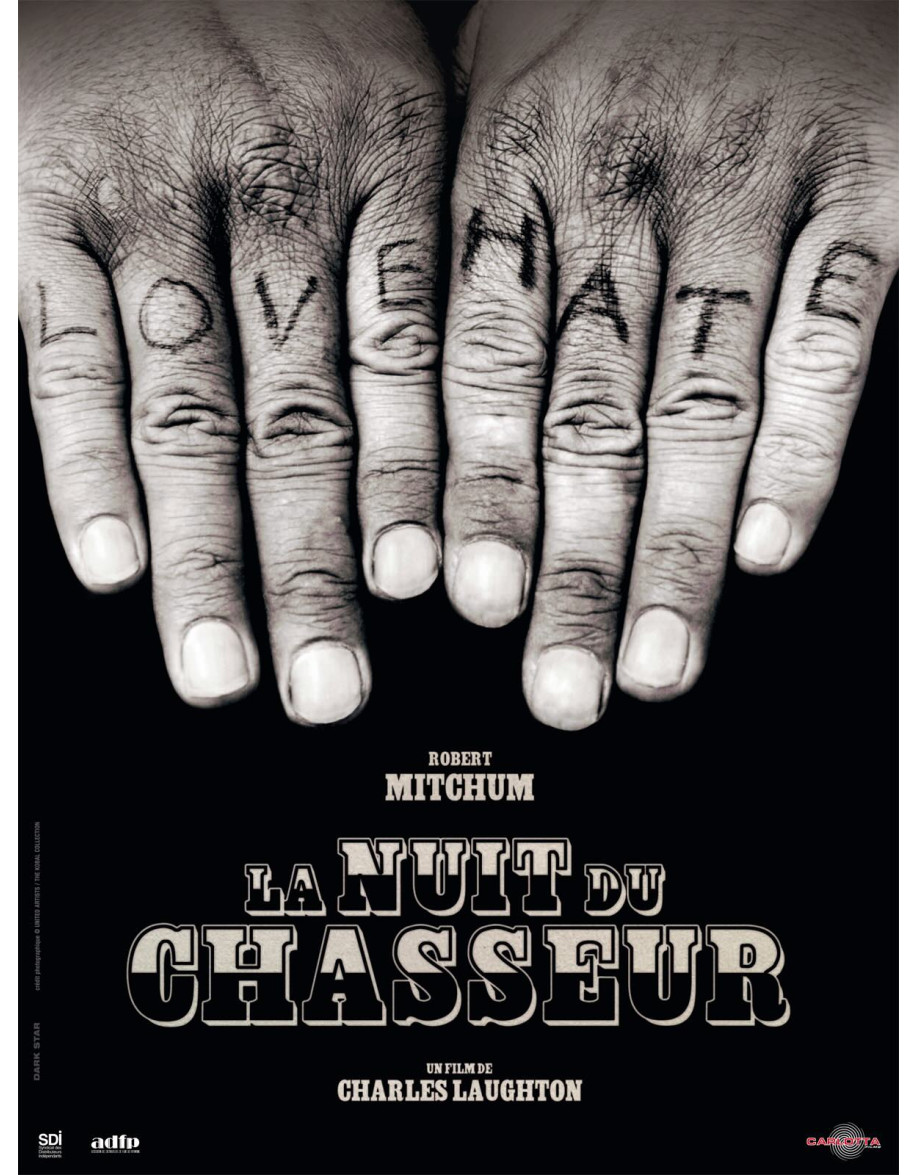 La Nuit du Chasseur — affiche originale...