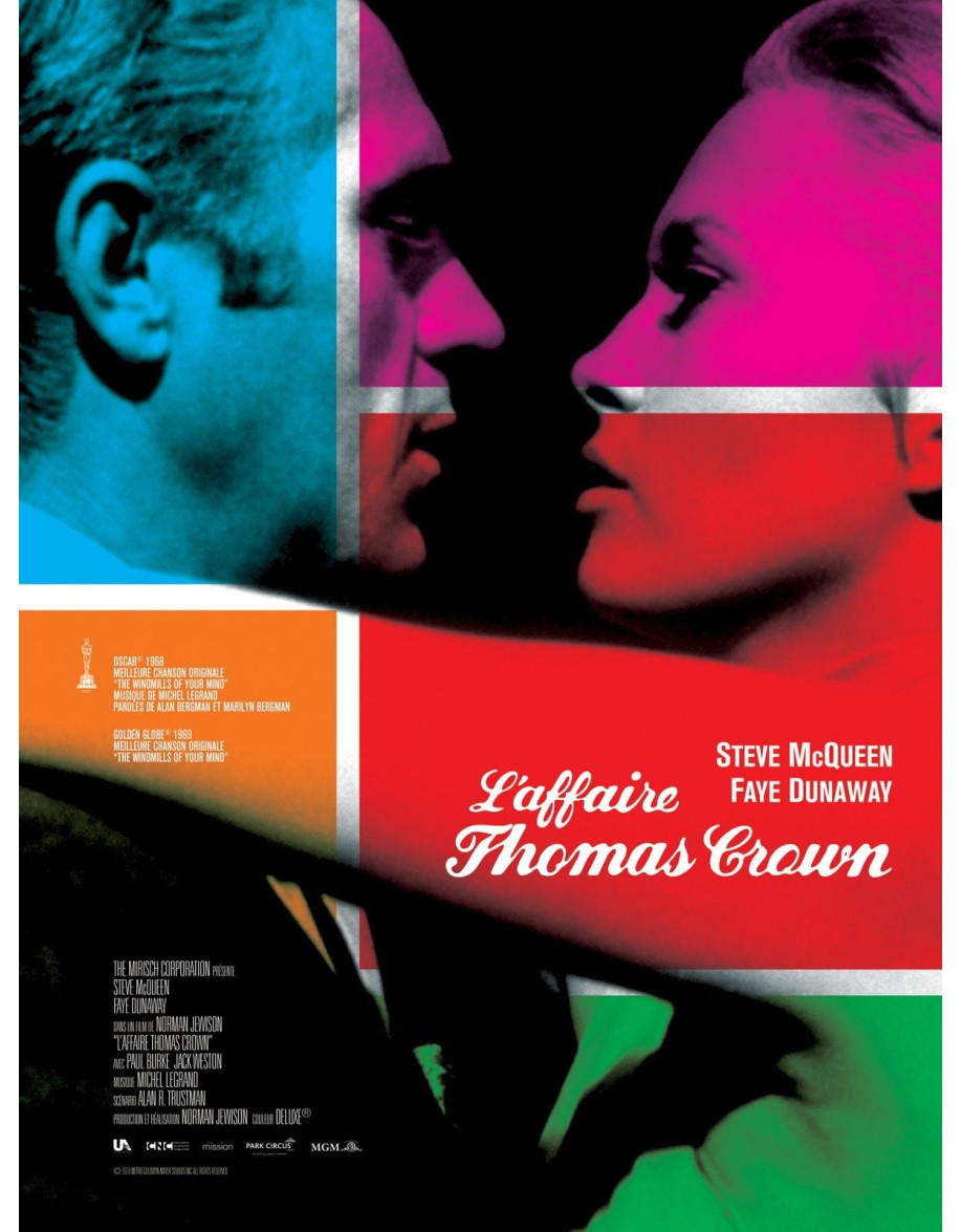 L'affaire Thomas Crown - 40x60 cm - roulée