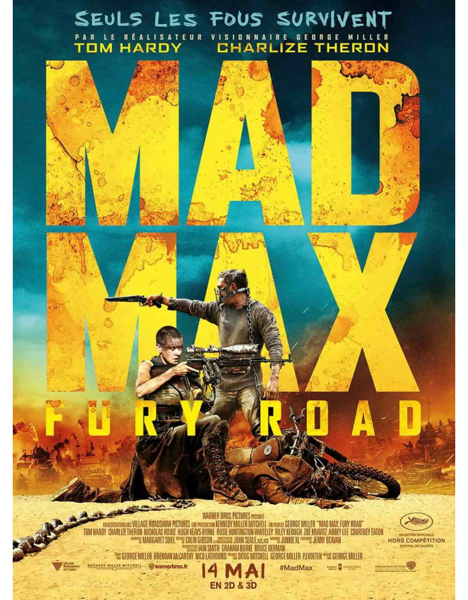 Mad Max: Fury Road — affiche originale...