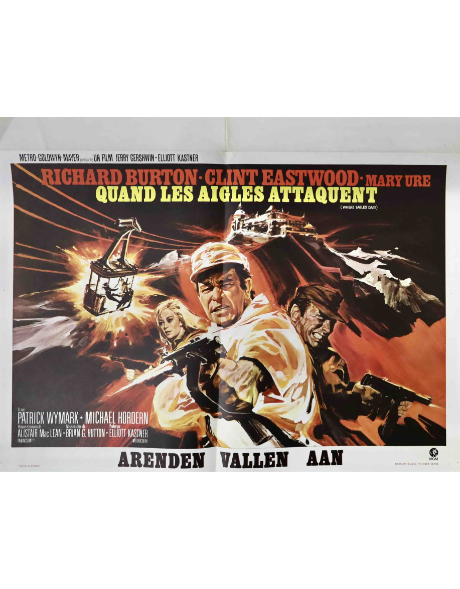 Quand les Aigles Attaquent — Affiche originale...