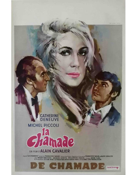La Chamade — affiche originale belge 35×55 cm (1968) |...