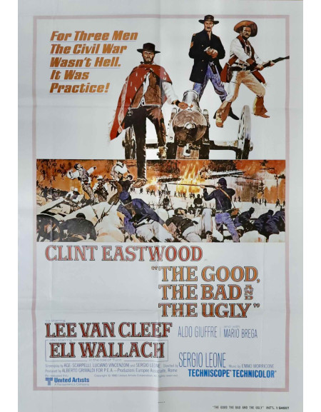 Le Bon, la Brute et le Truand — affiche originale...