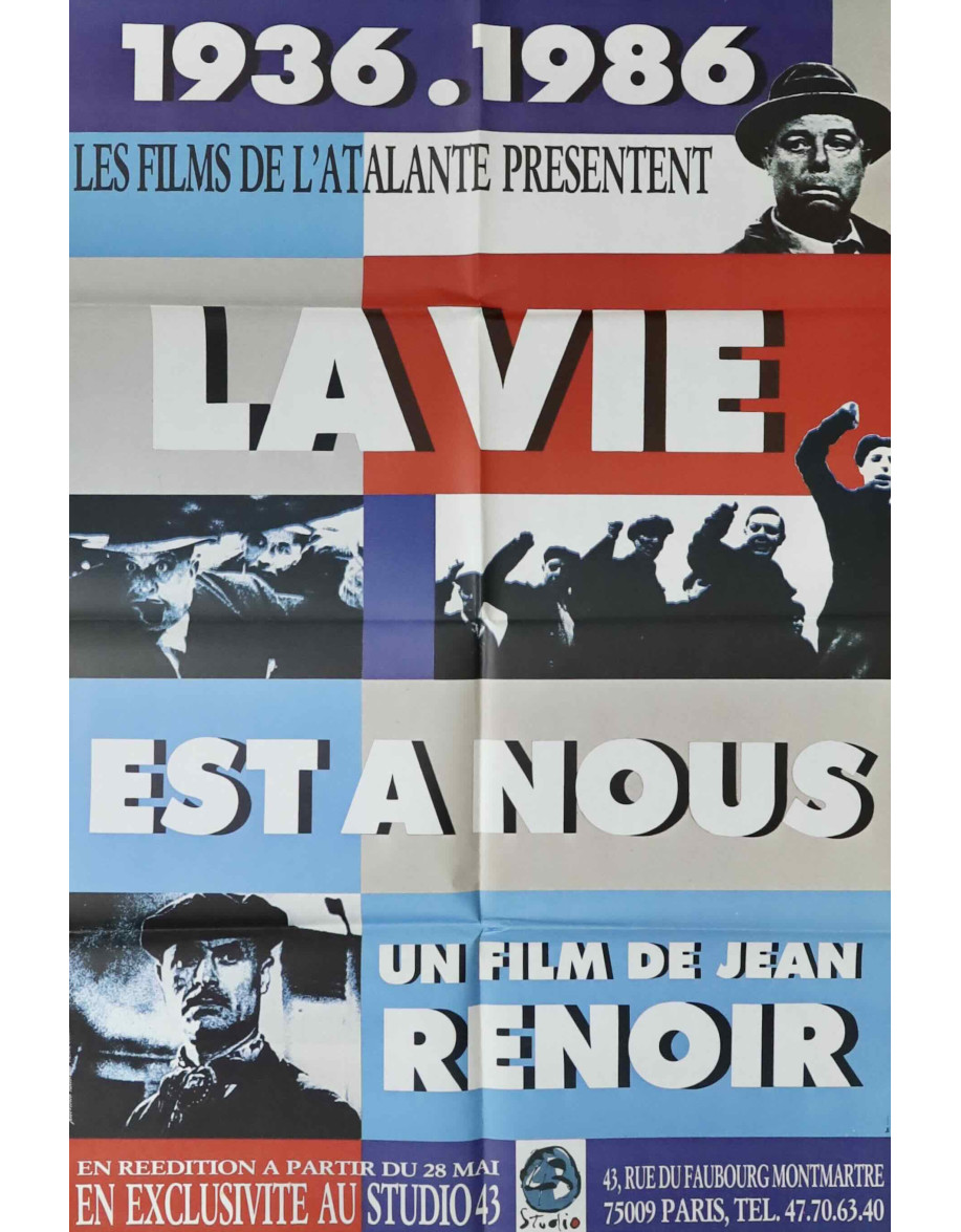 La Vie est à nous — affiche originale française...