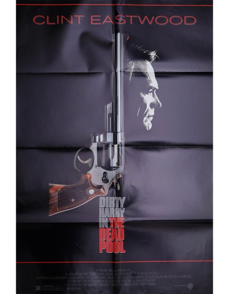 L'inspecteur Harry est la dernière cible - 69x104 cm - pliée