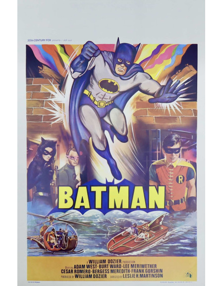 Batman — affiche originale belge 35×55 cm (1966) |...