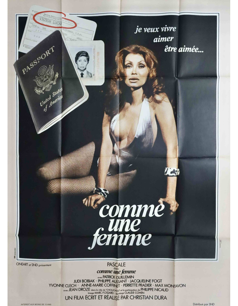 Comme une femme — affiche originale française...