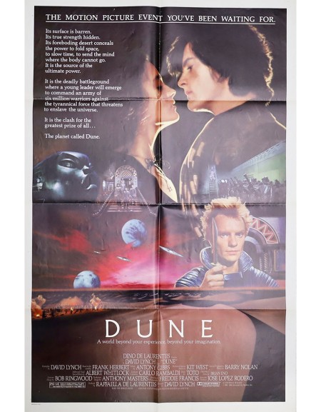 Dune — affiche originale américaine 69×104 cm (1984) |...
