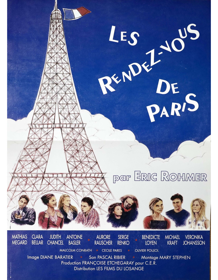 Les Rendez-vous de Paris — affiche originale...