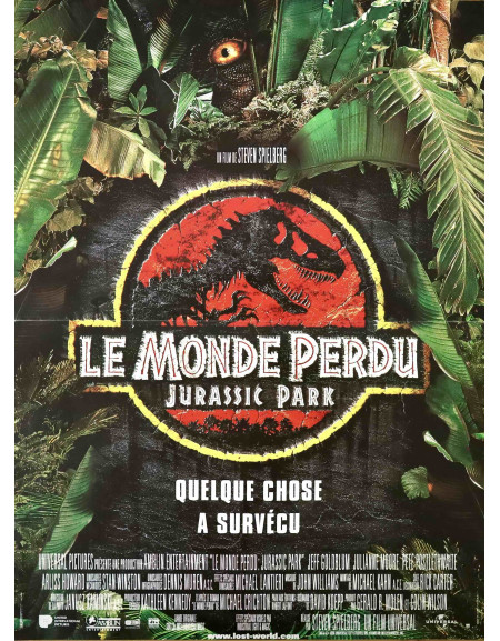 Le Monde Perdu : Jurassic Park — affiche originale...