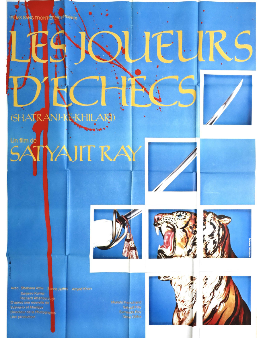 Les Joueurs d'échecs — affiche originale...