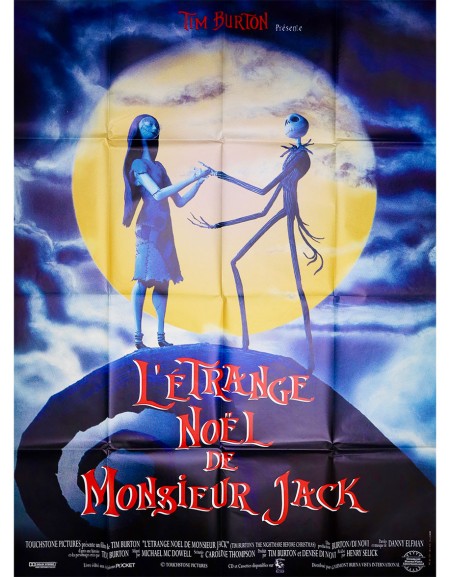 L'étrange Noël de Monsieur Jack - 120x160 cm - pliée