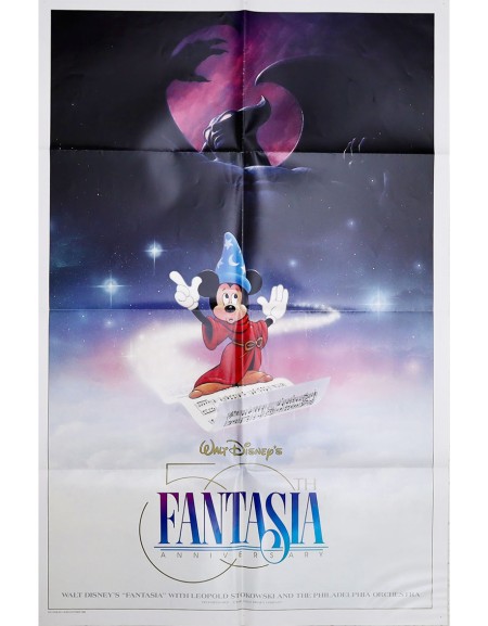 Fantasia, 50ème anniversaire - 69x104 cm - pliée