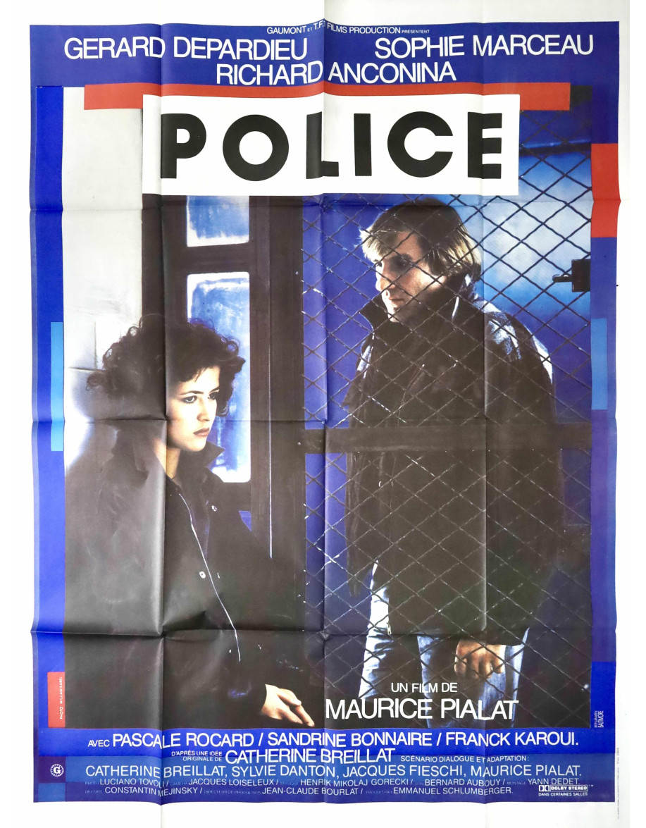 Police — affiche originale française 120x160 cm...