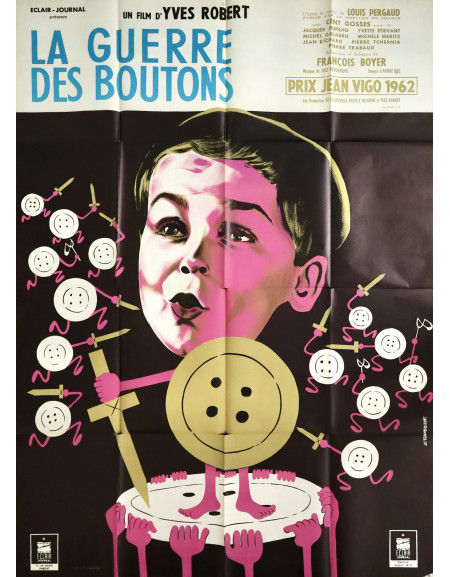 La Guerre des Boutons — affiche originale française...