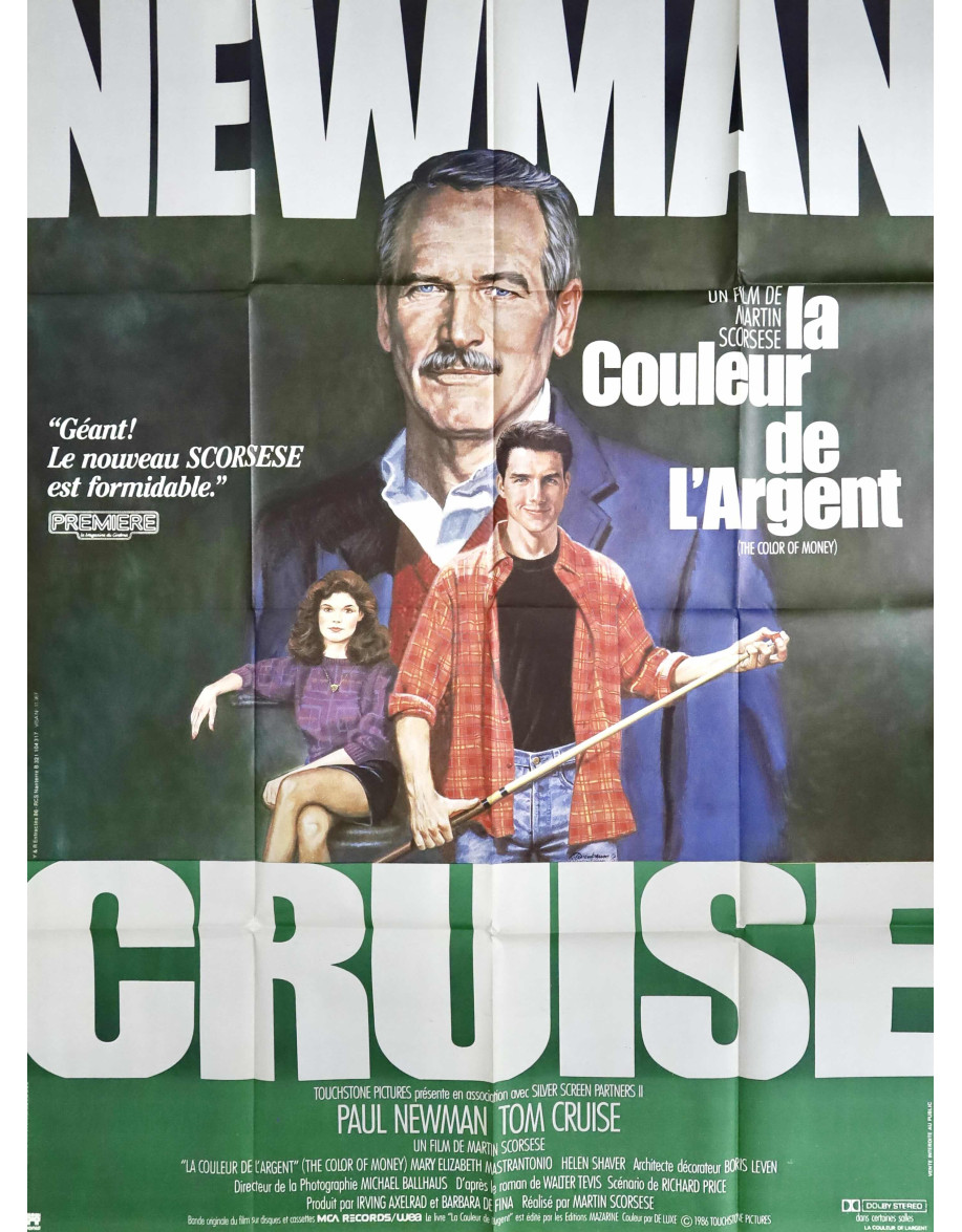 La Couleur de l'Argent — affiche originale...