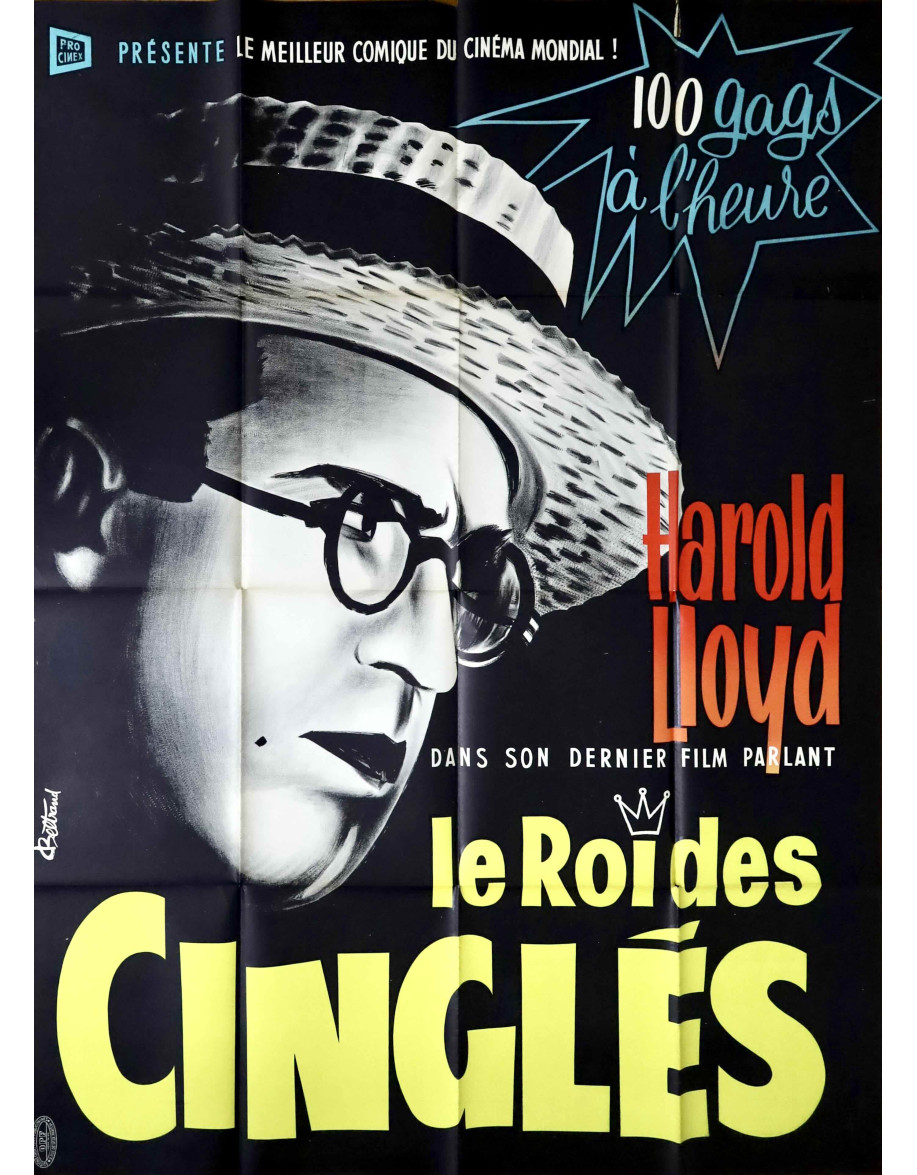 Le Roi des Cinglés — affiche originale...