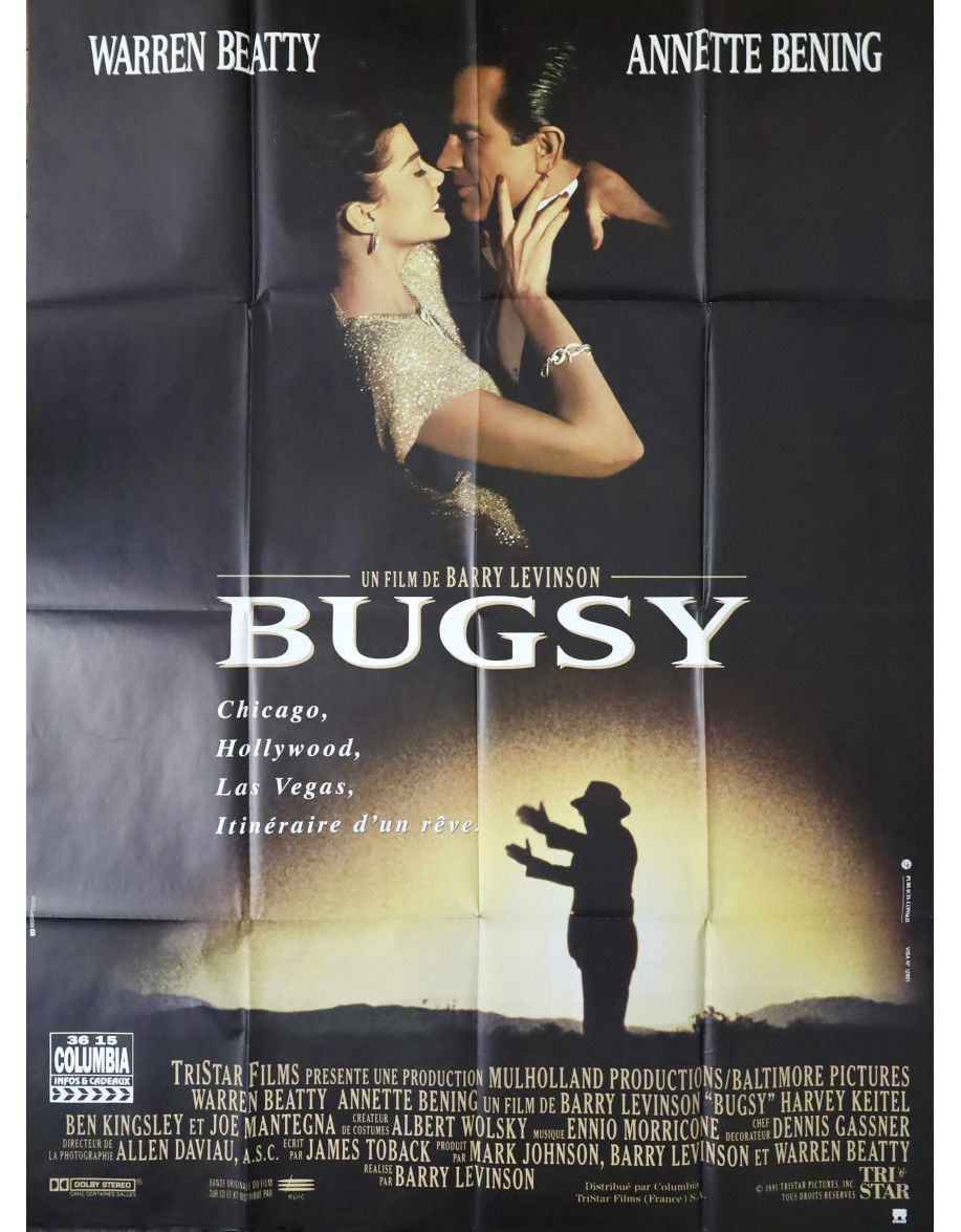 Bugsy — affiche originale française 120x160 cm...