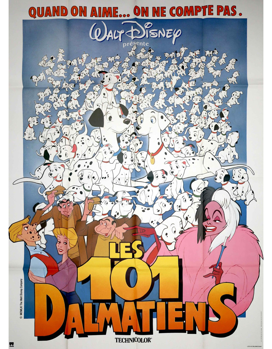 Les 101 Dalmatiens — affiche originale...