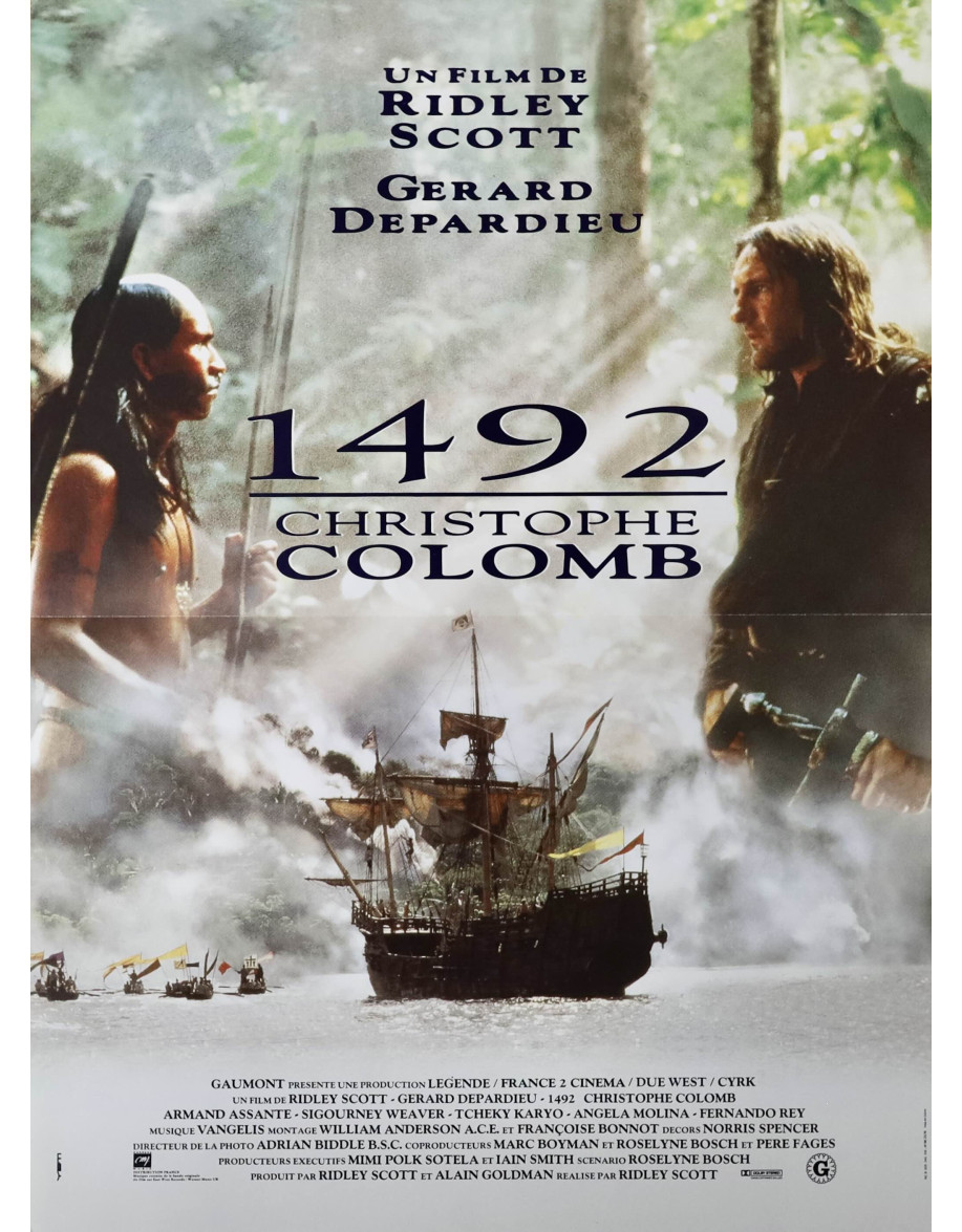 1492 : Christophe Colomb — affiche originale...