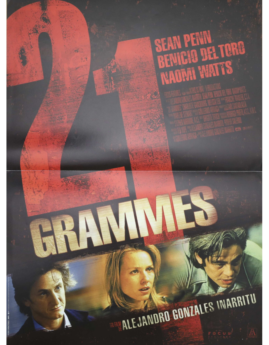 21 grammes — affiche originale française 40x53...