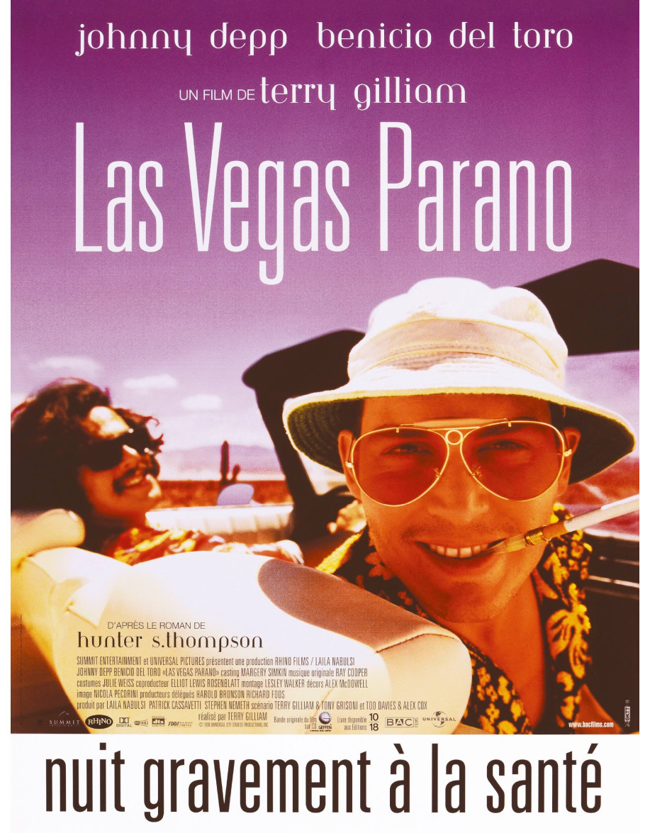 Las Vegas Parano — affiche originale française...