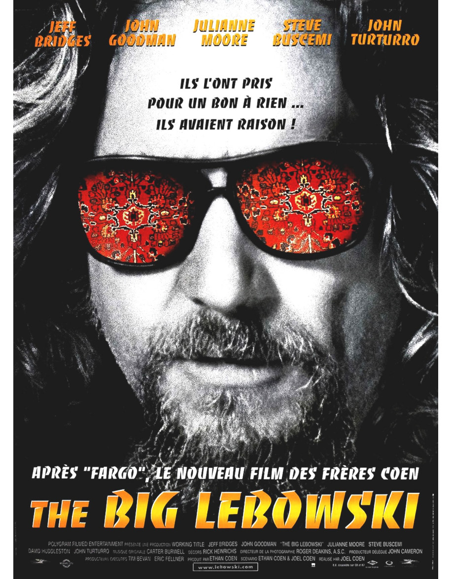 The Big Lebowski — affiche française 40x53 cm...