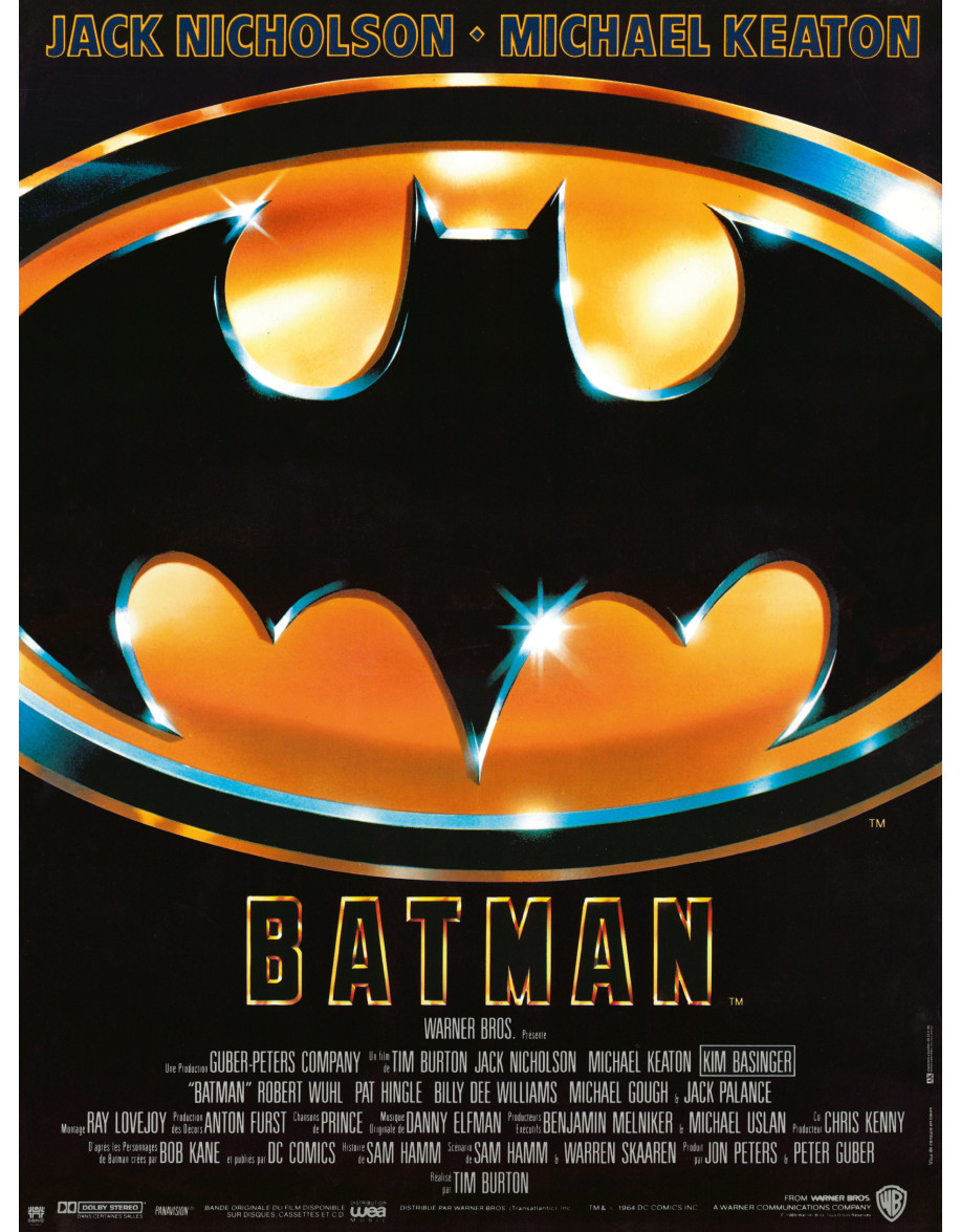 Batman — affiche française 40x53 cm (1989) |...