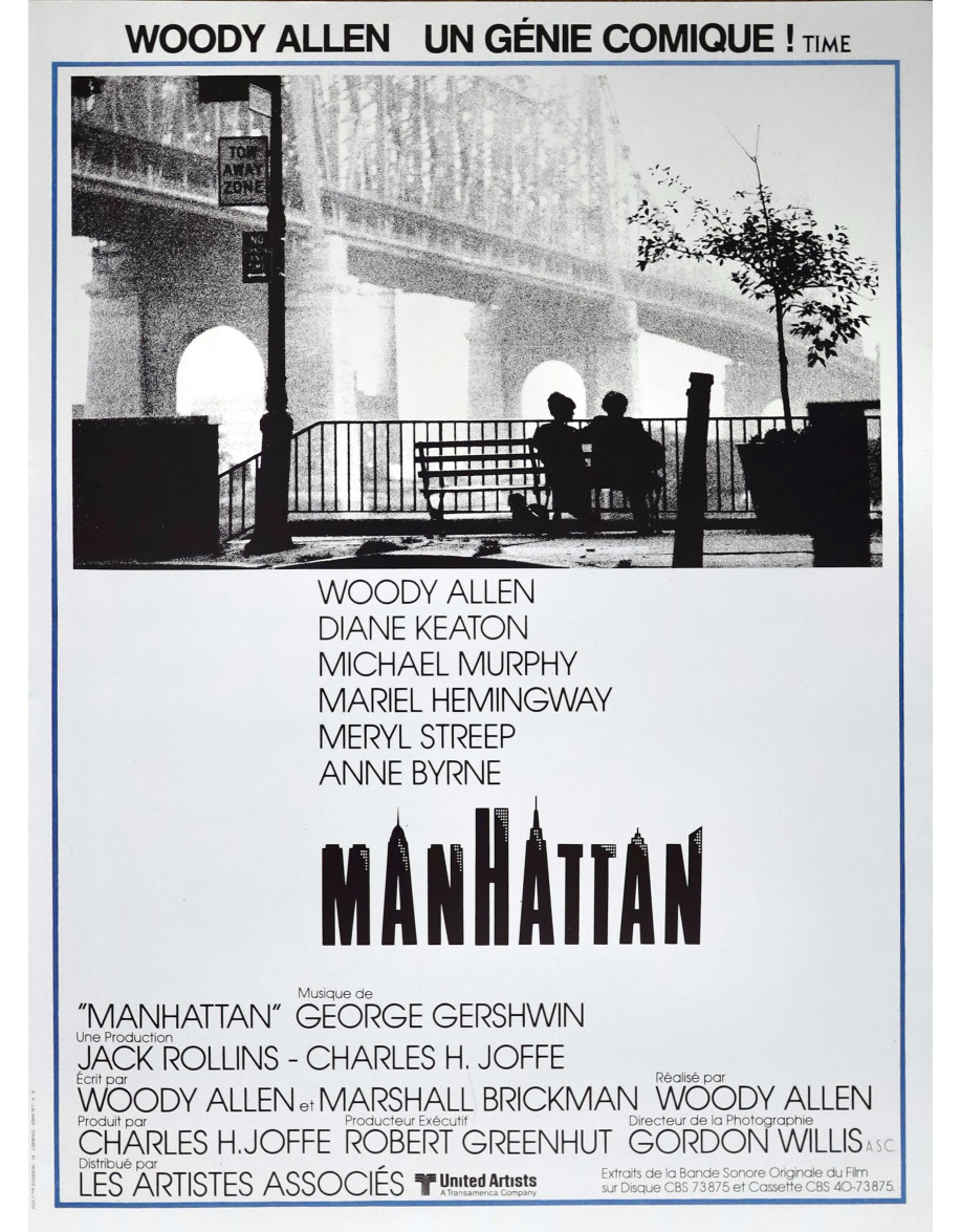 Manhattan — affiche française 40x53 cm (1979) |...