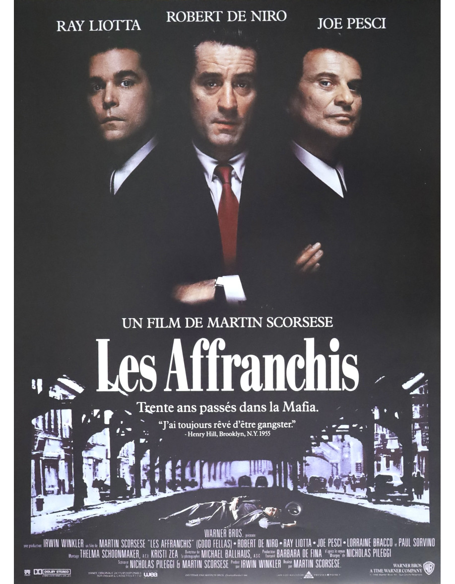 Les Affranchis — affiche française 40x53 cm...