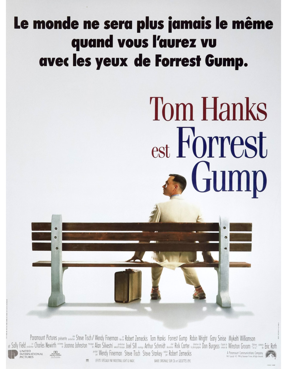 Forrest Gump — affiche originale française...