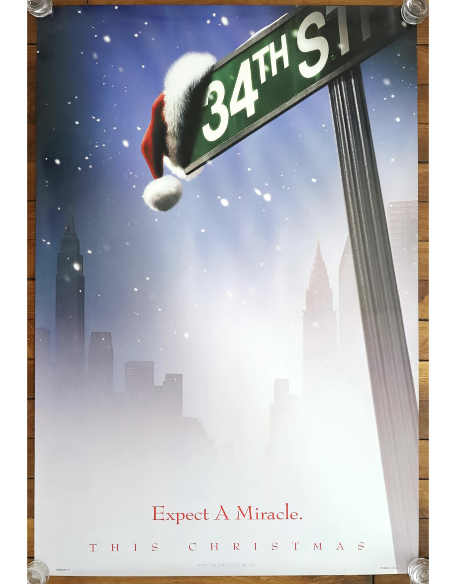 Miracle sur la 34e rue — affiche originale...