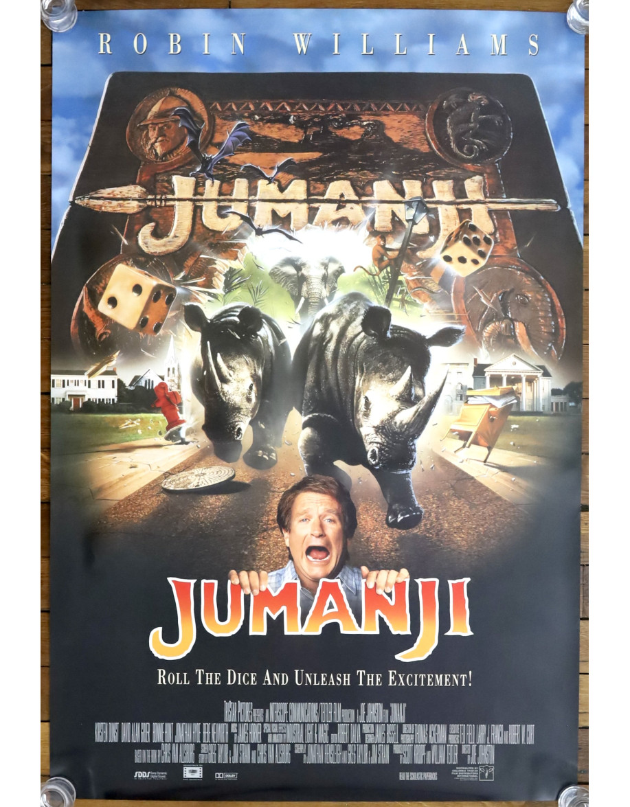 Jumanji — affiche originale américaine one...