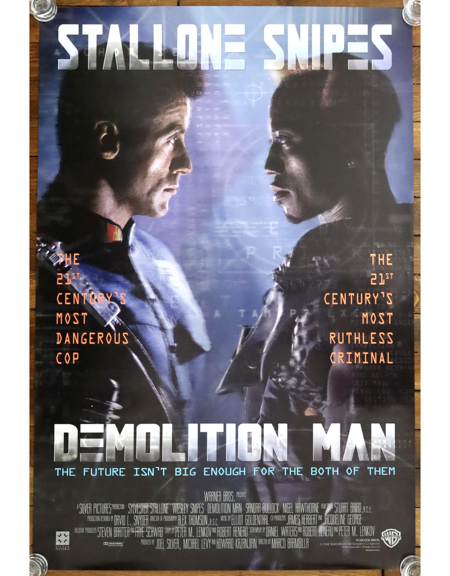 Demolition Man — affiche originale américaine...