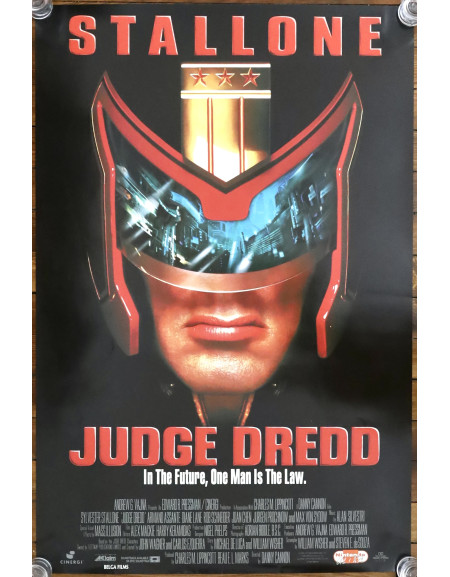 Judge Dredd — affiche originale belge 70x100 cm (1995) |...