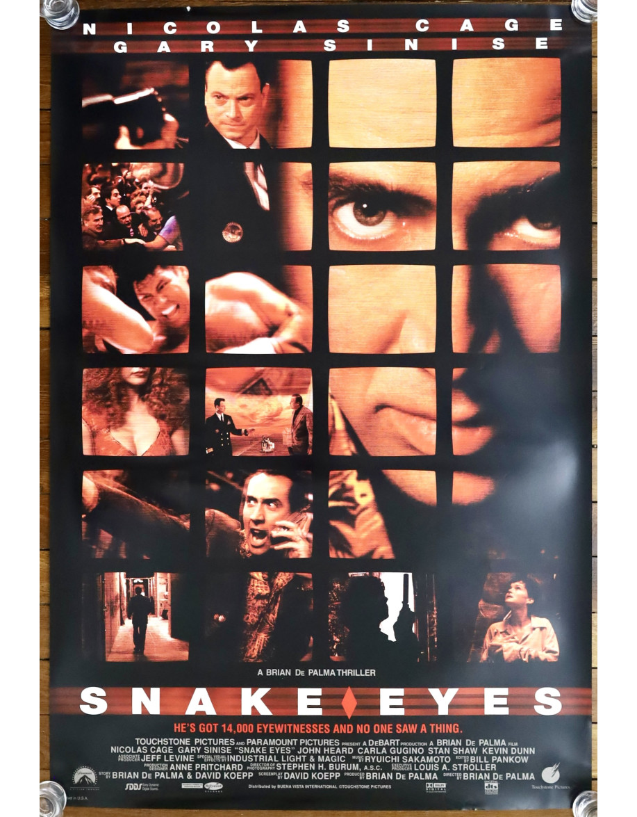 Snake Eyes — affiche originale américaine one...