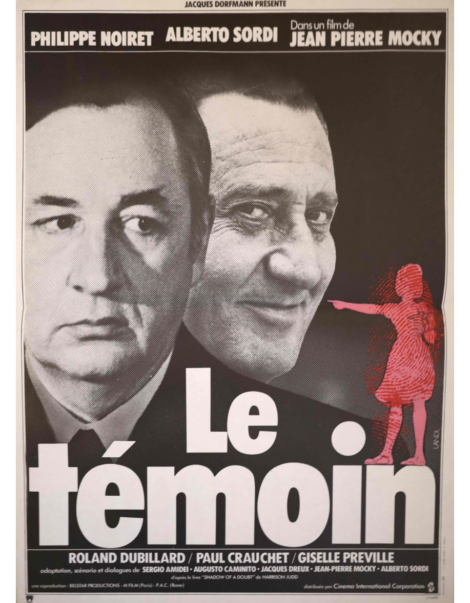 Le Témoin — affiche originale française 40x53...