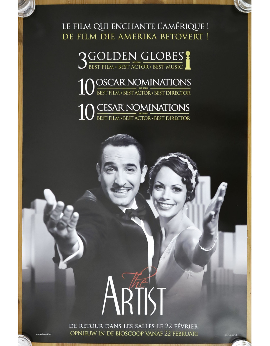 The Artist — affiche originale belge 40x60 cm...