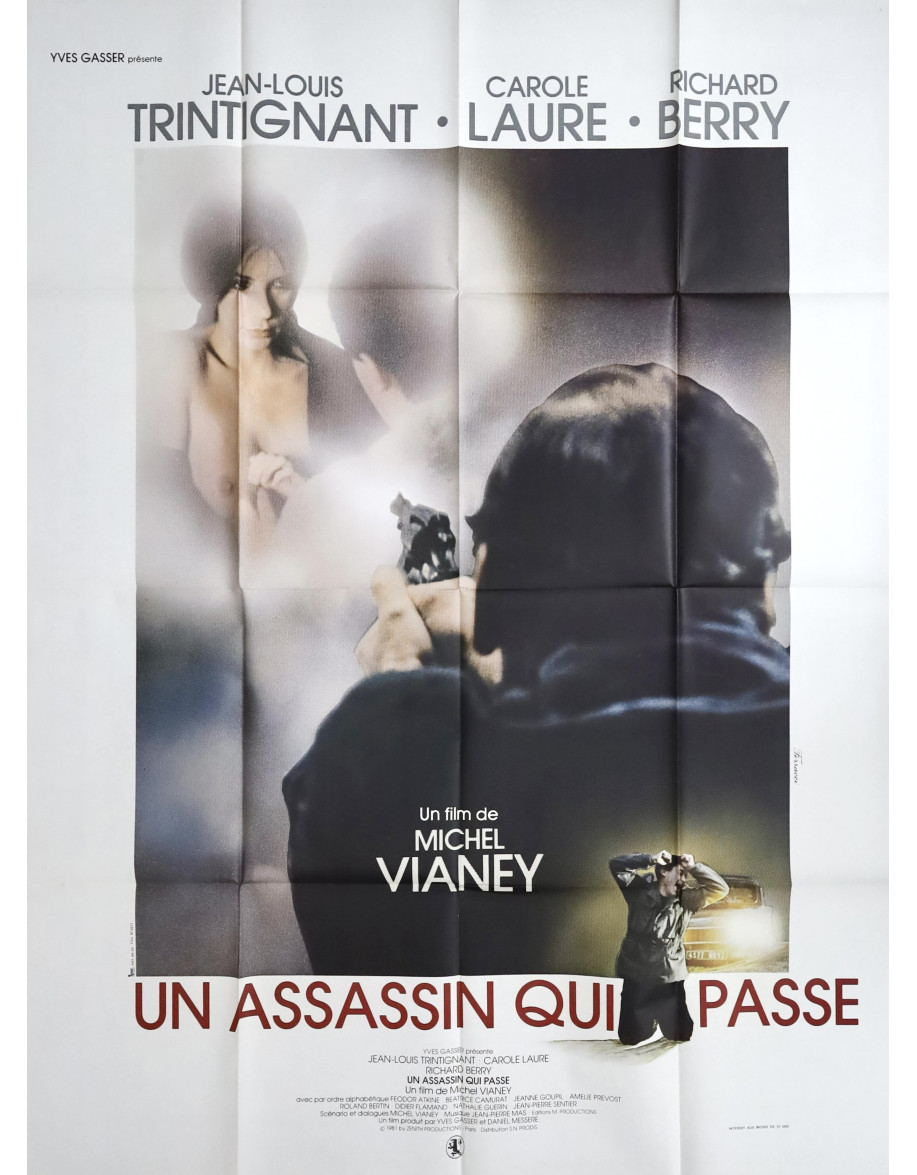 Un Assassin qui passe — affiche originale...