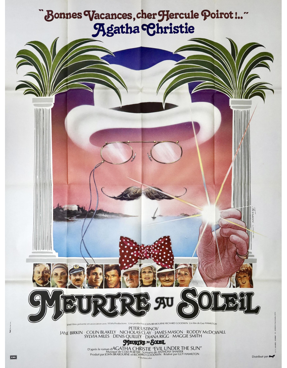 Meurtre au soleil — affiche originale française...